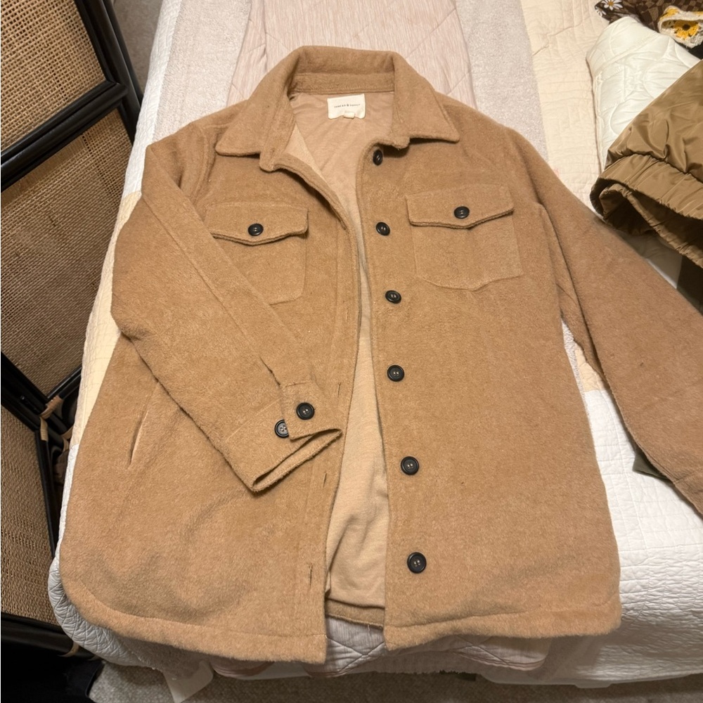 Thread & Supply Camel Shirt Jacket